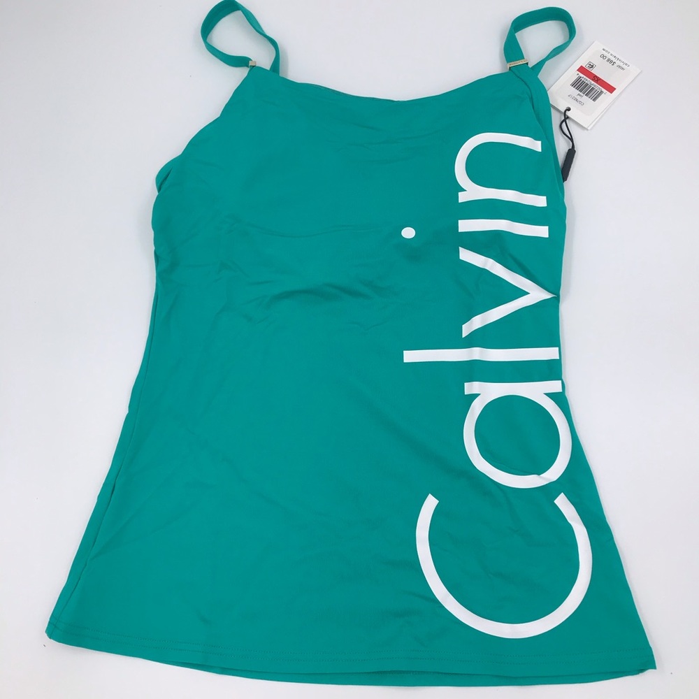 Calvin Klein Swimsuits Tankini Removable Soft Cup